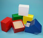 NANU Box 50, Height 50 mm, with extended lid, with fitted 5x5 grid divider (Height 30 mm)