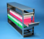 EPPi 80 Drawer Racks for all boxes up to 133x133x80 mm, open design, hand grip, with safety stop, base of drawer closed