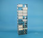 Microtiter Vertical Racks with double bays for Microtiter Plates up to 86x128x58 mm